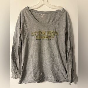 Northern Arizona University Round Neck Alta Garcia Longsleeve Athleisure Women L